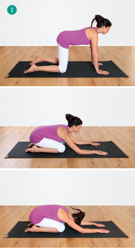 Yoga Atemübungen – Vierfüßlerstand Abfolge