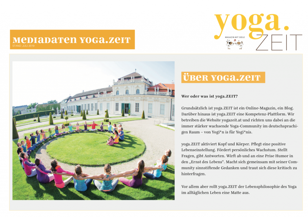 yoga.ZEIT Mediadaten