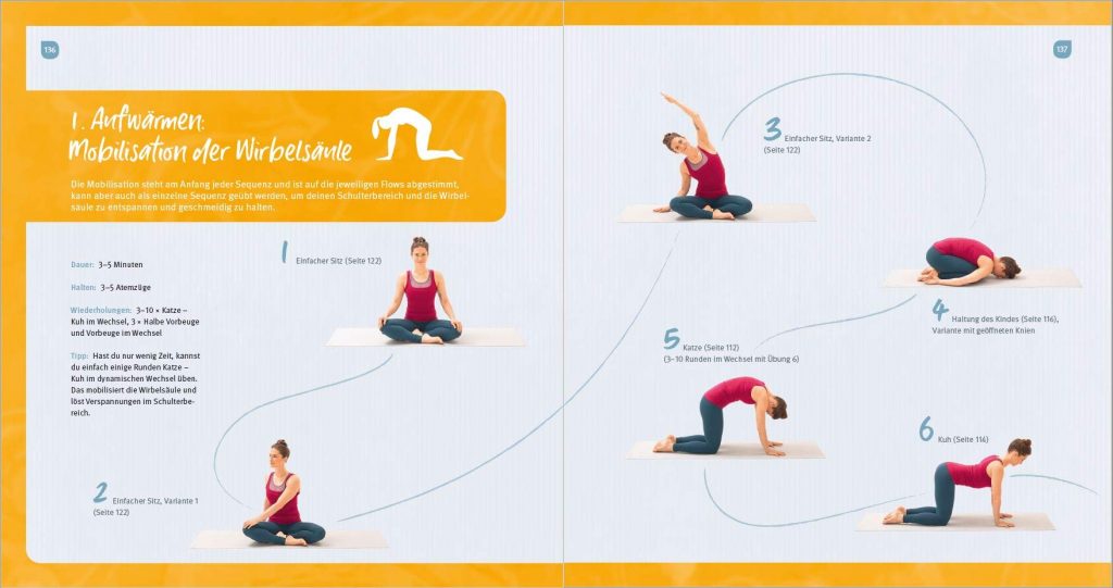 Ausschnitt aus "Das einfachste Yogabuch aller Zeiten" – Trias Verlag 2020